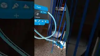 Augmented reality roller coaster