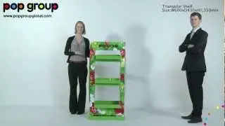 Triangular Shelf - Pop Group Patented Pop Up Displays