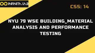 CSS: 14  Material Analysis and Performance Testing for NYU 79 WSE Building ASTM C1044  VS ASTM C177