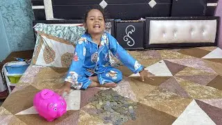 Darshika Ki Piggy 🐖 Bank 🏦 Mamma Ke Fod Di 💵💰 ||@Darshikaandmamma