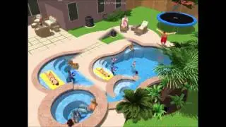 Platinum Pools  The Ruales Custom Pool Video by Clay Givens