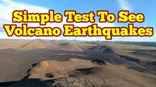 Simple Test To See Visually Seismic Tremors In Volcanic Areas/ Cumbre Vieja/ Iceland Fagradalsfjall