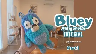 DIY Bluey Amigurumi Crochet Tutorial || Easy Step by Step Guide Part 1