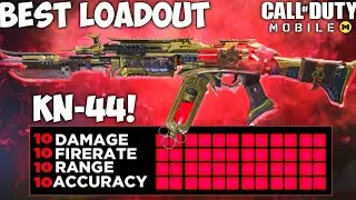 I MADE A BEAST KN-44 GUNSMITH LOADOUT THAT SHREDS! | LEGENDARY KN-44 DANCE OF DEATH | COD MOBILE!