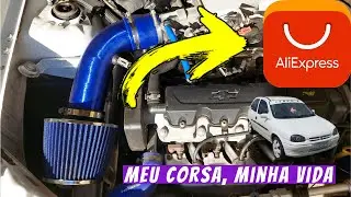 FILTRO DE AR ESPORTIVO NO CORSA | Produto do AliExpress