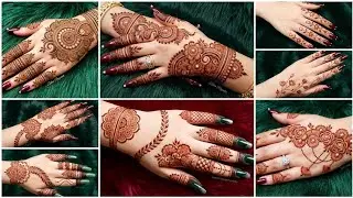 Luxury Bridal Mehndi Design 💎 Full Back Hand Floral Pearl Pattern ✨ Save Now!