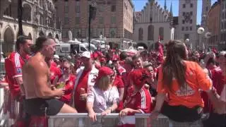 FC Bayern M&uuml;nchen  Double  Feier Marienplatz M&uuml;nchen am 22 05 2016 Teil I