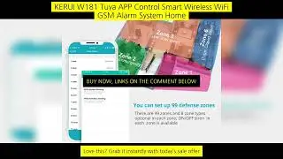 Kerui W181 Tuya App Control Smart Wireless Wifi Gsm Alarm System Home Security