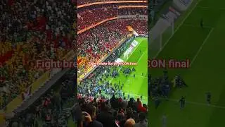 Fight breaks out at AFCON final #afcon2025 #mane #senegal ##football #goal