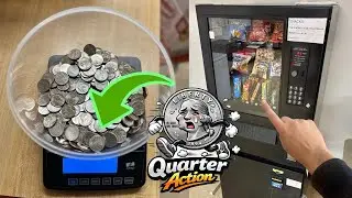 ЧЕТЫРЕХДОЛЛАРА! ДЕНЬГИ! 💰4 торговых автомата! Игровые автоматы с жетонами, закусками и лотерейным...