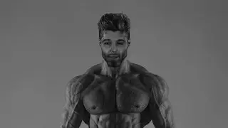 Giga Chad but with Nikocado Avocado Face