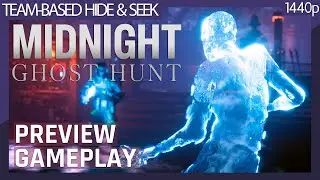 Midnight Ghost Hunt (2022) Preview Gameplay - Supernatural Hunting Hide & Seek (No commentary) 1440p
