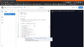 Magic 8 ball simulator in Python