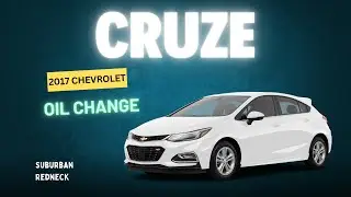 How to change the oil on 2017 Chevrolet Cruze 1.4L Turbo #DIY