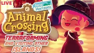 Relaxing whilst Terraforming and Visiting other Islands in Animal Crossing: New Horizons LIVE (#62)