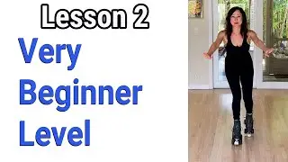 How To Rollerskate - Pushes for Beginners in under 5 minutes ! ~ USA ROLLER SPORTS Certified Coach