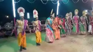 पुनासा गरबा - महेन्द्रगीरी जी गरबा खेलते हुये - Rajasthani garba , marwadi garba v/s Gujarati garba