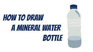 How To Draw A Mineral Water Bottle