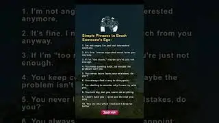 Simple Phrases That Instantly Break Someone&rsquo;s Ego (Psychology-Based Communication Truths)