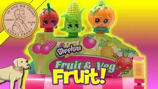 Shopkins Kinstructions Fruit & Veggie Stand Construction Building Set Complete Build