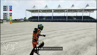 MotoGP 21 crash and bike retrieval