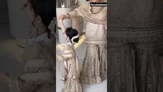 Mother Daughter Matching Garara Dresses || Amazing Designer dress @FarryFashionStyle