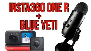 INSTA360 ONE R Microphone Test with Blue Yeti Microphone | No audio enhancements