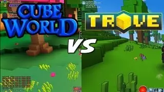 Cube World vs Trove - Gameplay Comparison