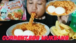 EATING: CURRENT, EGG MUKBANG//CURRENT CHEESE & BUTTER NOODLES AND EGG MUKBANG 😋
