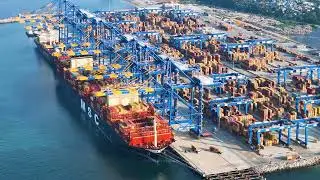Vizhinjam International Seaport Drone View | India&rsquo;s Deepwater Port in 4K | Lagesh Media