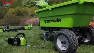 AKU technika Greenworks a Patriot