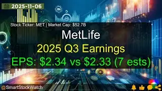 MetLife (MET|$52.7B) - 2025 Q3 Earnings Analysis
