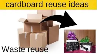 Cardboard Reuse Ideas | Best Out Of Waste | No cost Home organization  #bestoutofwaste
