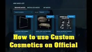 ARK  Survival Ascended: How to use new Cosmetic Skins!