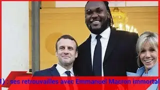Makao (Secret Story 11) : ses retrouvailles avec Emmanuel Macron immortalis&eacute;es &agrave; l'&Eacute;lys&eacute;e