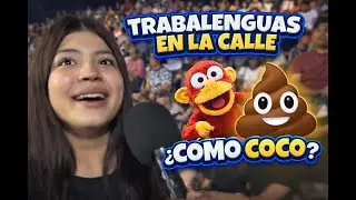 Trabalenguas en la calle reacciones inesperadas 😂  ¿Puedes decir “cómo coco” sin equivocarte?