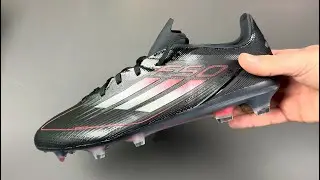 adidas F50 PRO FG Stealth Victory - Core Black/Iron Metal/Lucid Red