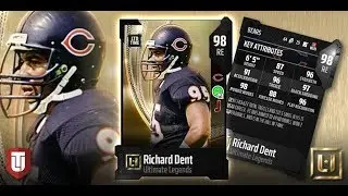 Madden 18 Ultimate Team New Limited Ultimate Legend For Tomorrow 98 Overall Richard Dent