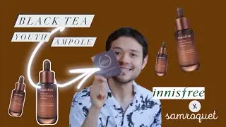 !!NEW!! INNISFREE BLACK TEA YOUTH ENHANCING AMPOULE SERUM - SAMMY REVIEWS SKINCARE