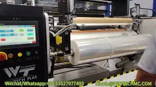 Fully Automatic 3 or 5 layers LLDPE Stretch Film Machine,PE 50KG Jumbo Roll Stretch  Film Machine
