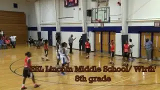 East St Louis Lincoln Middle School Girls 8th grade Basketball 10/11/2016