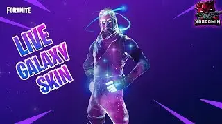 FORTNITE GALAXY SKIN GAMEPLAY (LIVE) #XOBOOMIN #MERKSQUAD