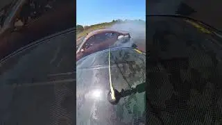 Almost totaled bloo the other day... #drift #fail #crash #funny
