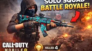 I Challenged Squads Alone in CODM Battle Royale🔥 Almost Clutched This