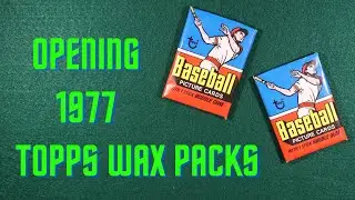 Opening 1977 Topps Baseball Wax Packs