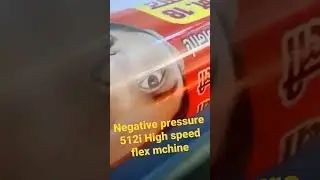 negative pressure in konica 512i high speed flex machine