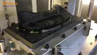 Automotive instrument lens welding by vibration welder