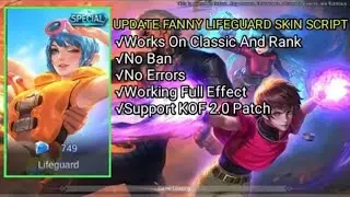FANNY LIFEGUARD SCRIPT ANTI BAN NO ERROR AND 3 MORE SKIN SKYLARK,ROYALCAVALRY,CAMPUSYOUTH FOR FREE!