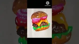 Realistic burger 🍔 drawing #trending #burgerdrawing #burger #realistic #art  #manasaarts #ytshorts