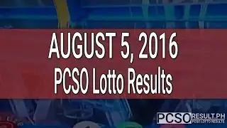 PCSO Lotto Results August 5, 2016 (6/58, 6/45, 4D, Swertres & EZ2)